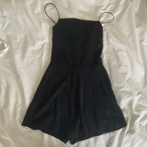 Black romper with sparkles